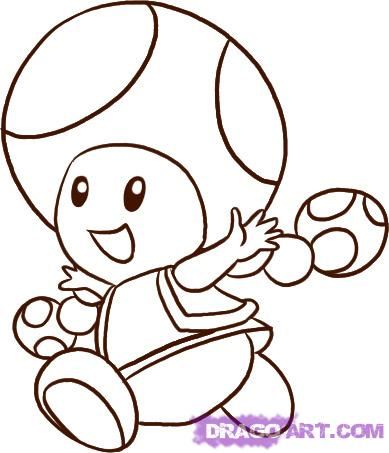 389x453 Toad Coloring Pages