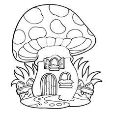 230x230 Alice In Wonderland Mushroom Coloring Pages Bgcentrum