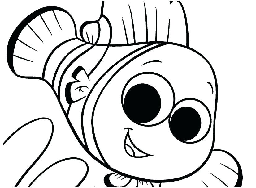 827x609 Finding Nemo Coloring Pages Children Coloring Books Pictures
