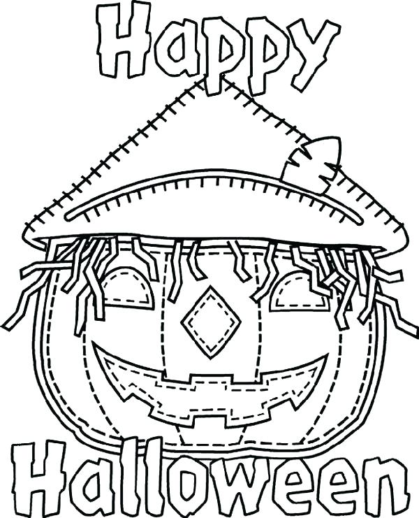 600x741 Toddler Halloween Coloring Pages Printable Scary Coloring Pages