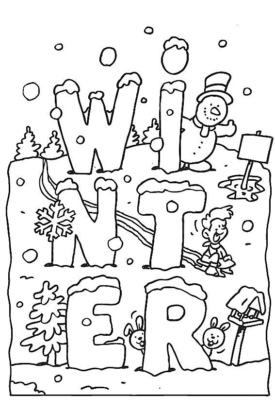 567x850 Coloring Pages Winter Coloring Pages For Kids