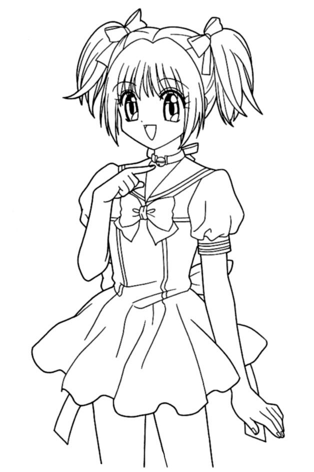 628x943 Tokyo Mew Mew Coloring Pages