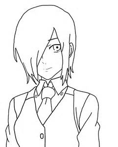 241x300 Tokyo Ghoul Coloring Page