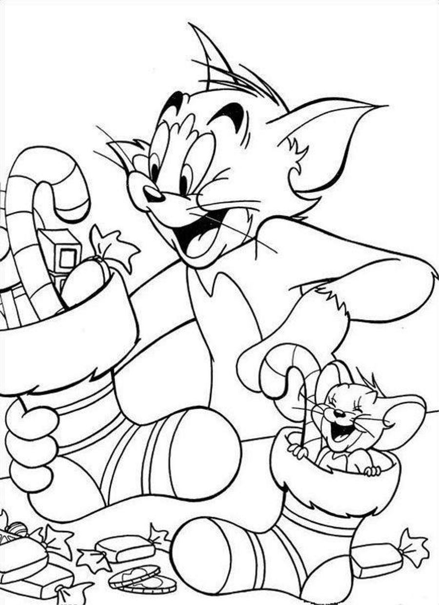 900x1240 Tom And Jerry Coloring Pages
