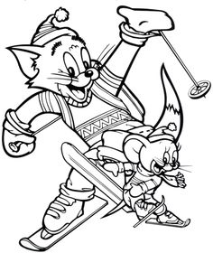 236x280 Tom And Jerry Coloring Picture Landon Benjamin