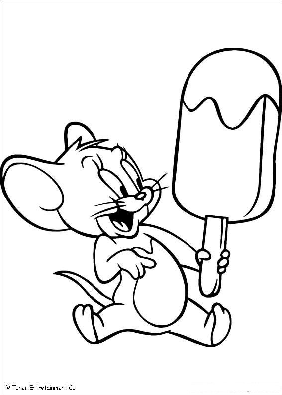 567x794 Tom And Jerry Coloring Pages