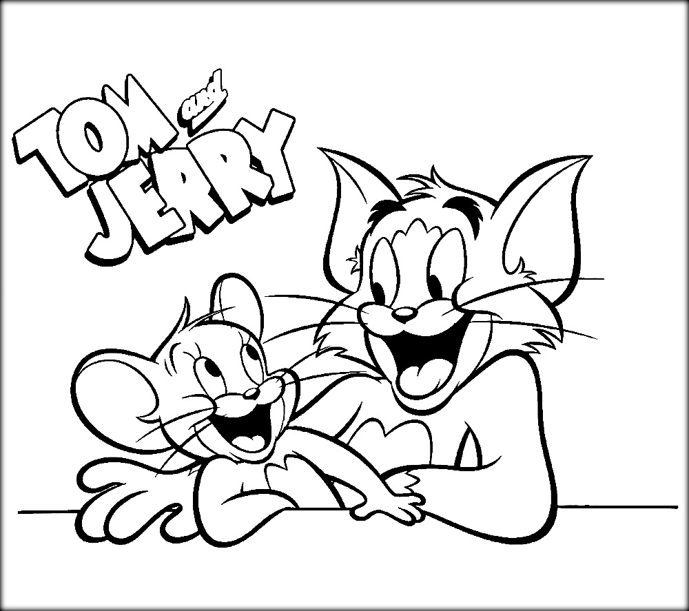 1000x887 Tom And Jerry Coloring Pages With Wallpaper High Quality