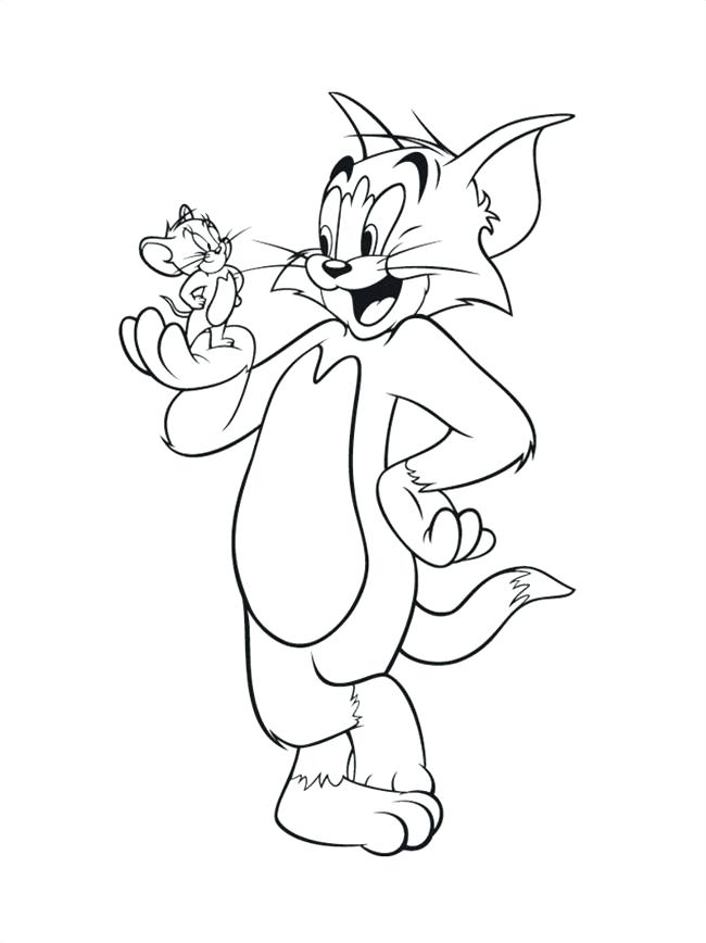 650x868 Tom And Jerry Coloring Books As Well As Tom And Coloring Pages