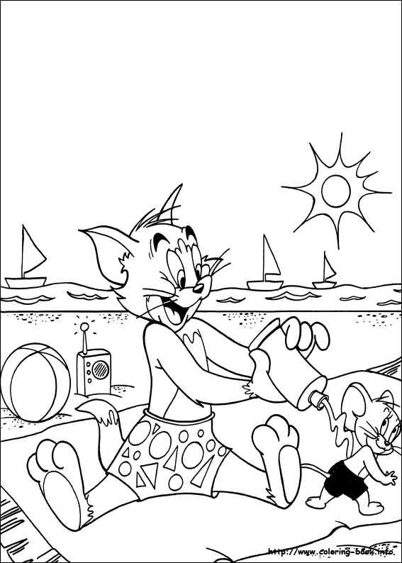 567x794 Tom And Jerry Coloring Pages On Coloring