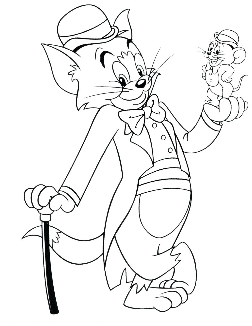1024x1322 Coloring Pages Tom Jerry Coloring Pages Printable Tom