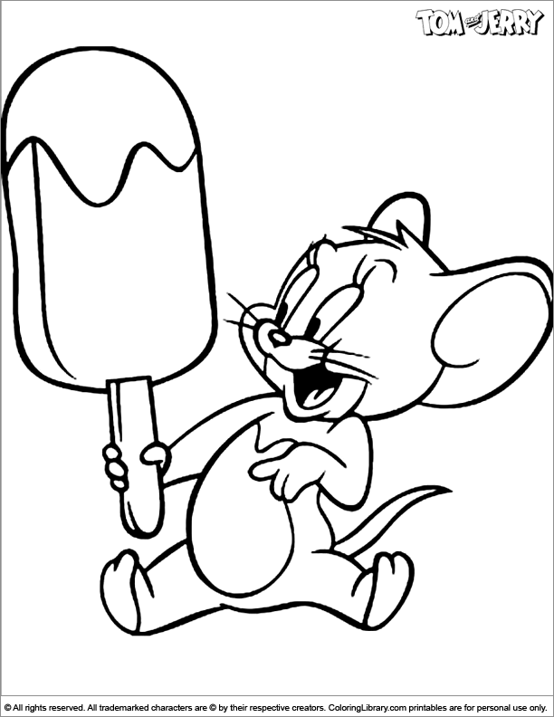 612x792 Tom And Jerry Coloring Pages Kids Color Pages Kids