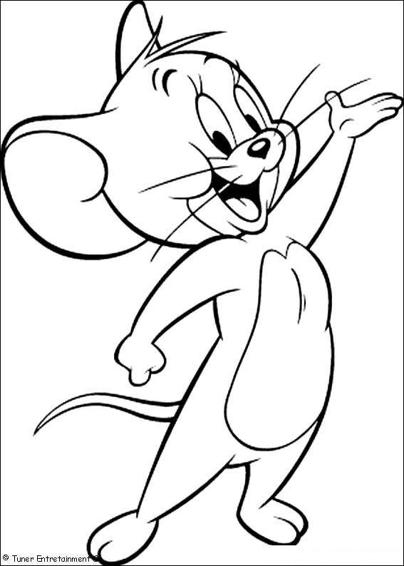 567x794 Coloring Page Tom And Jerry