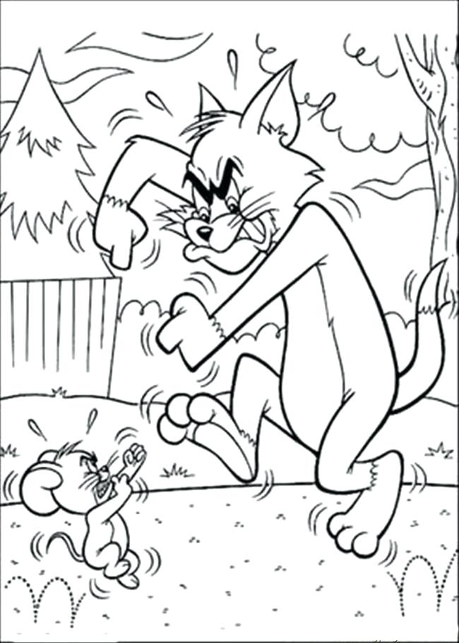 650x909 Tom Jerry Coloring Pages