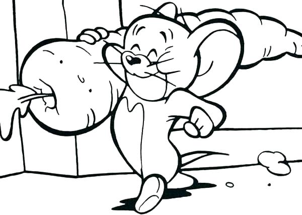 600x427 Tom Jerry Coloring Pages