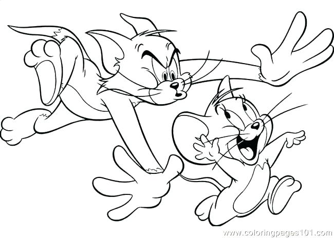 650x464 Coloring Pages Of Tom And Jerry Tom And Coloring Book Together