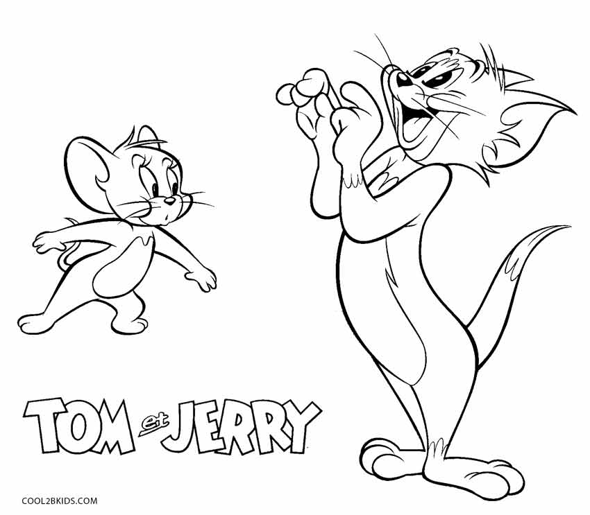 850x743 Interesting Design Ideas Tom And Jerry Coloring Pages Of Printable