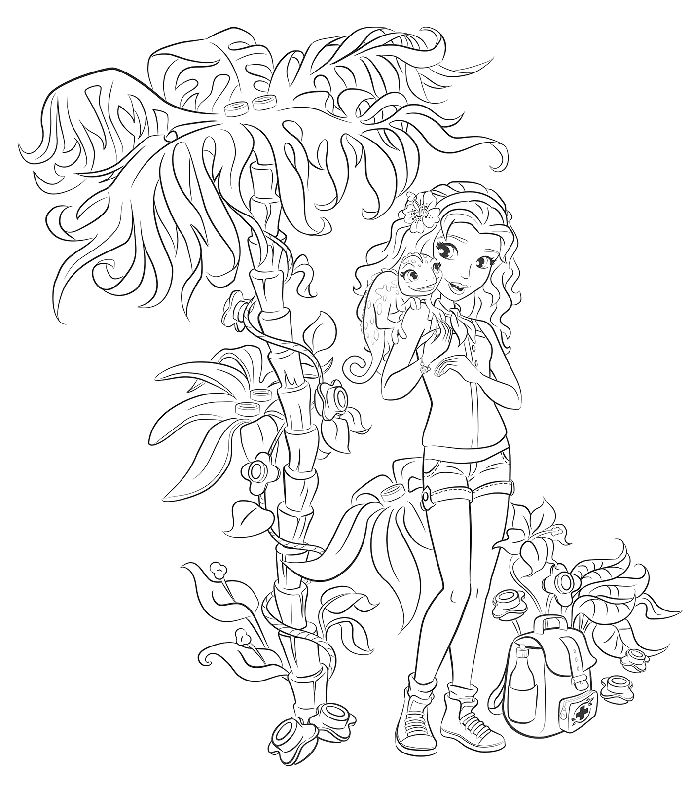 1403x1600 Olivia Coloring Pages To Print Coloring For Kids