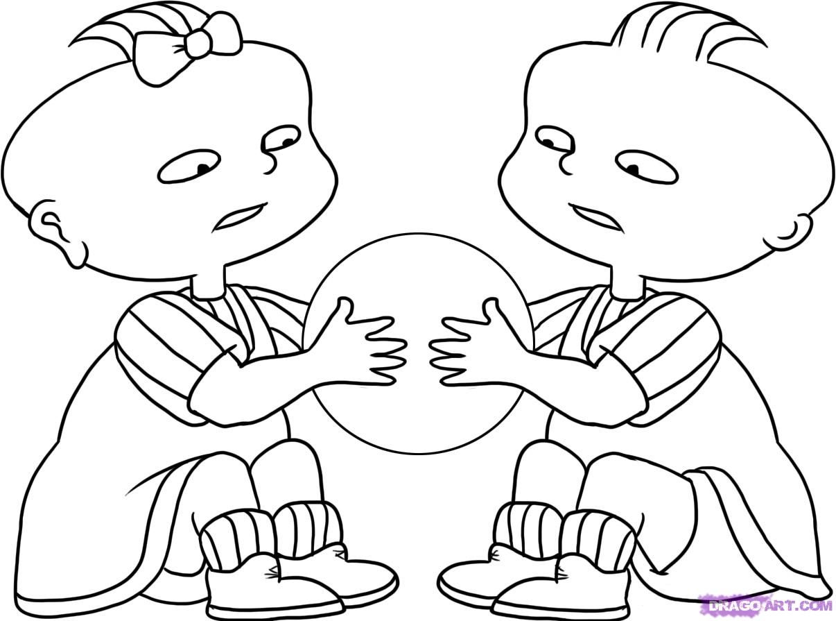 1206x895 Surprise Coloring Pages Of Pickles Printable Free Rugrats Unique