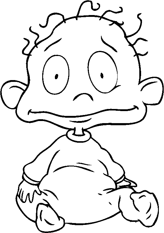 544x774 Tommy Pickles Funny Rugrats Coloring Pages Pickles