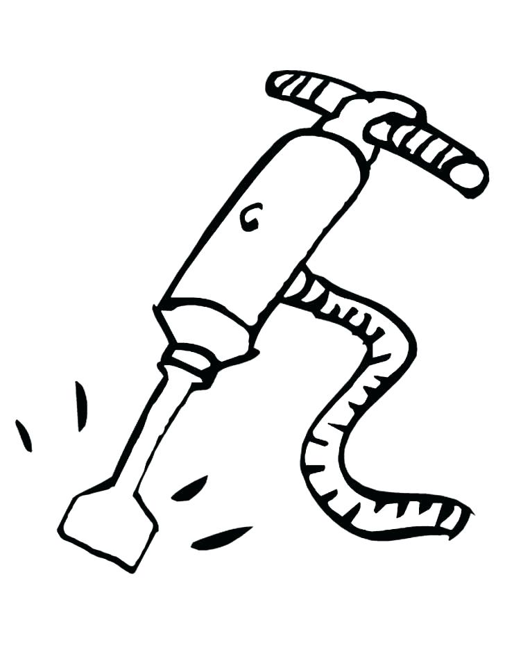 728x942 Coloring Pages Of Tools S S Preschool Construction Tools Coloring