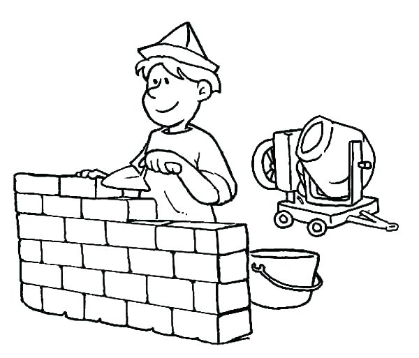 600x513 Amazing Construction Tools Coloring Pages New Amazing Construction