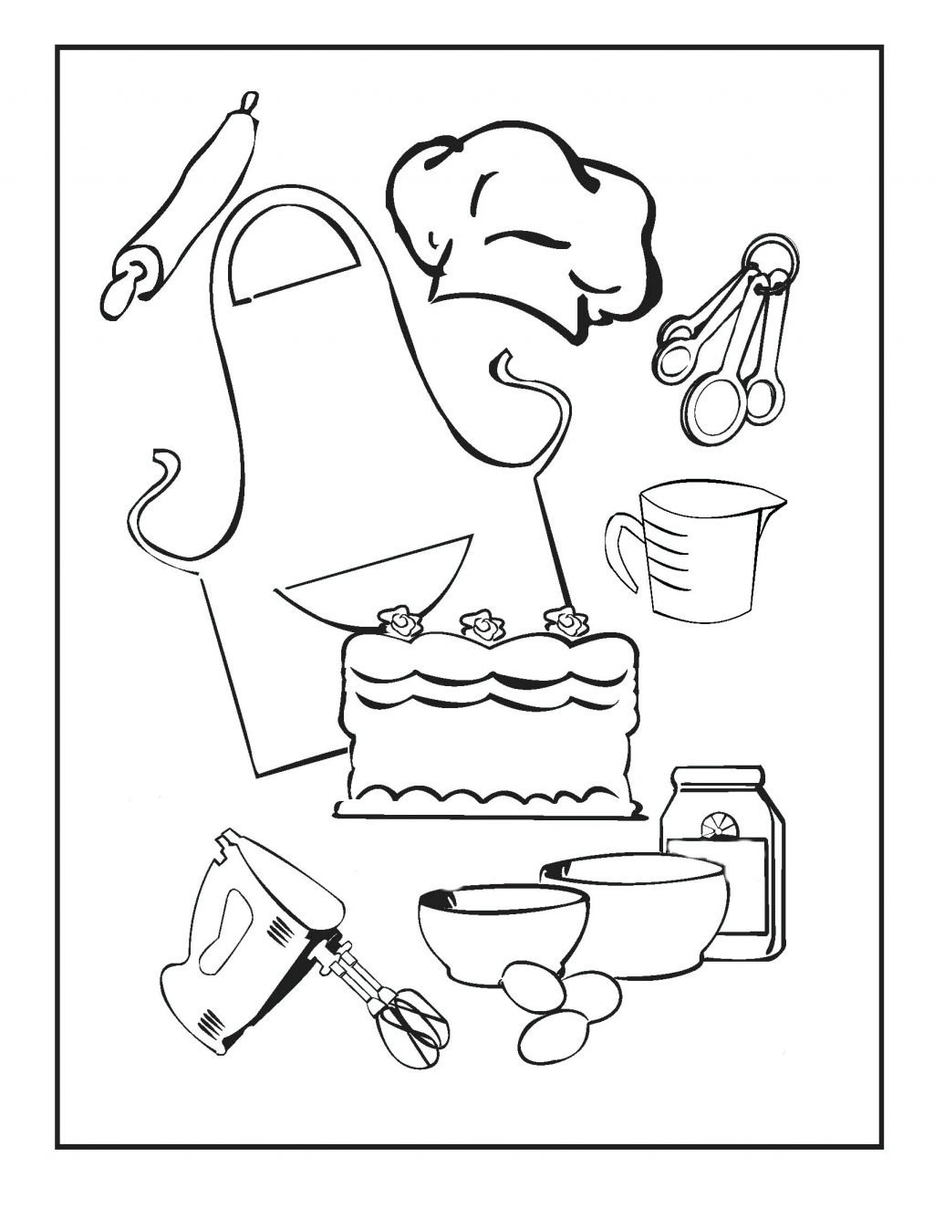 1024x1325 Coloring Page Ol Coloring Pages Homely Design Cooking Page