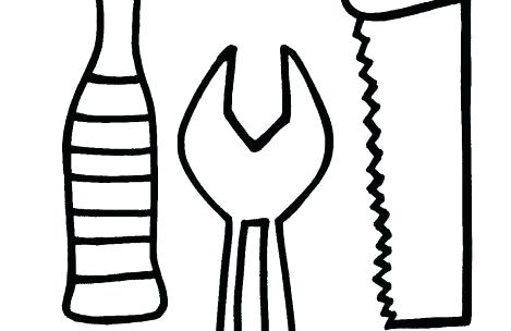 469x304 Construction Tools Coloring Pages