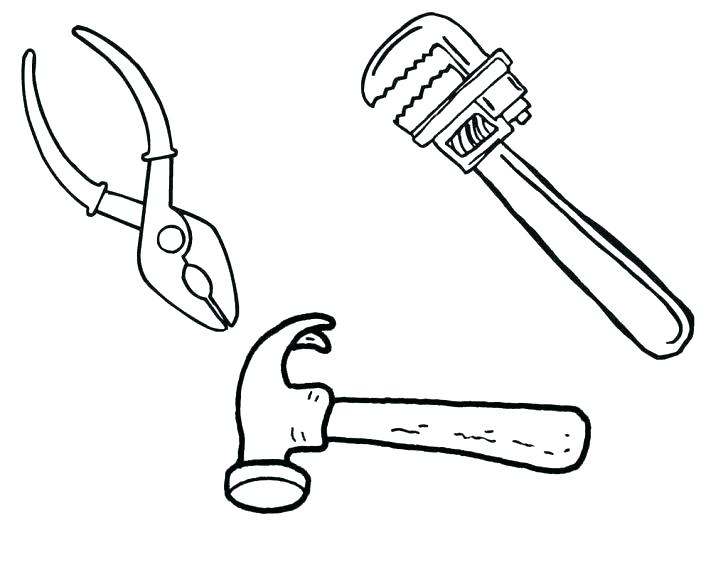 Printable Tools Coloring Pages Coloring Pages