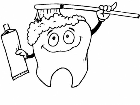 468x350 Dental Coloring Pages Free Dental Coloring Pages Tooth Page Teeth