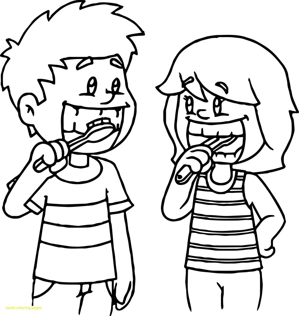 970x1024 The Best Health Coloring Pages Draw To Color Picture For Of Dental