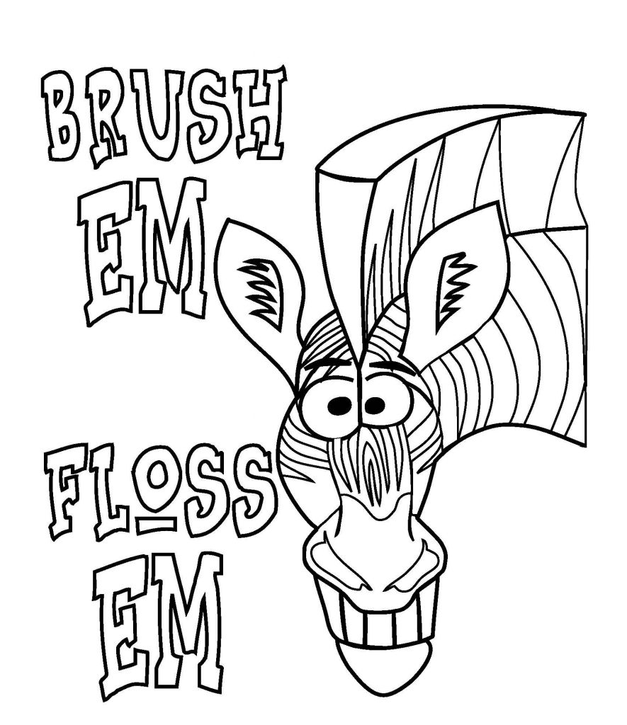 885x1024 Tooth Coloring Pages Printable Dental Halloween Of General Sheet
