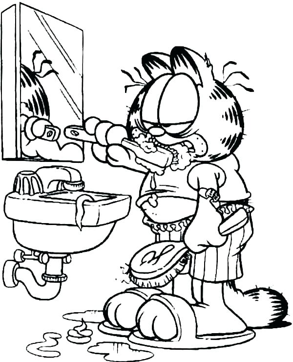 600x740 Tooth Coloring Pages