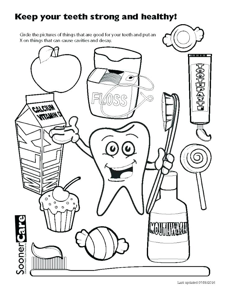 728x932 Coloring Pages Teeth Printable Tooth Fairy Page Drawn Pencil
