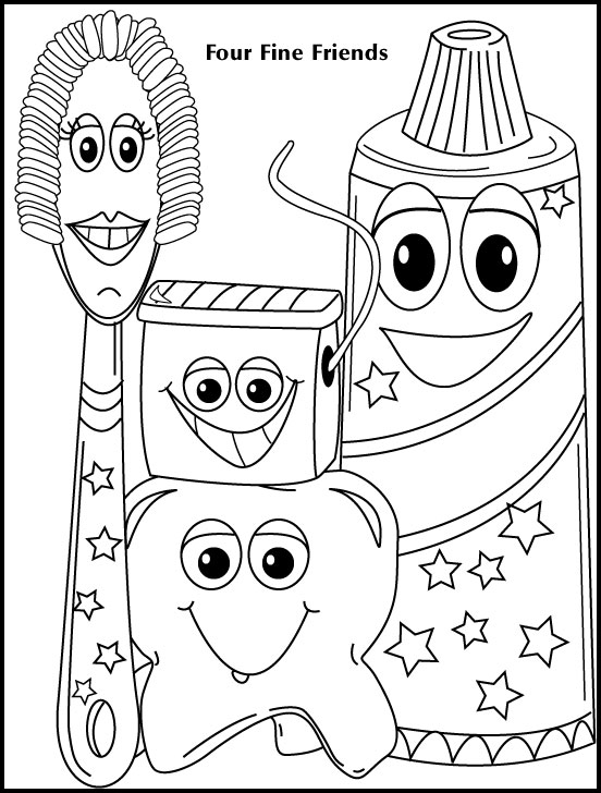 552x728 Free Printable Dental Coloring Pages For Kids Download Dental