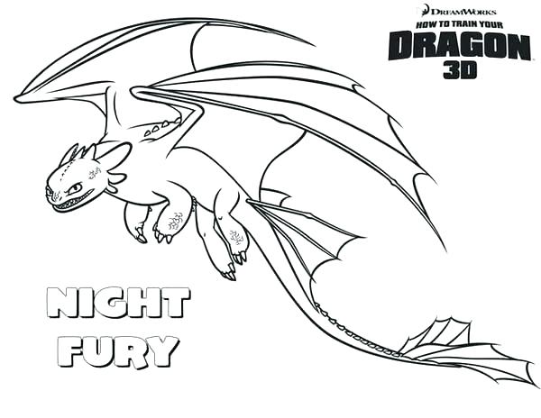 The best free Toothless coloring page images. Download from 197 free ...
