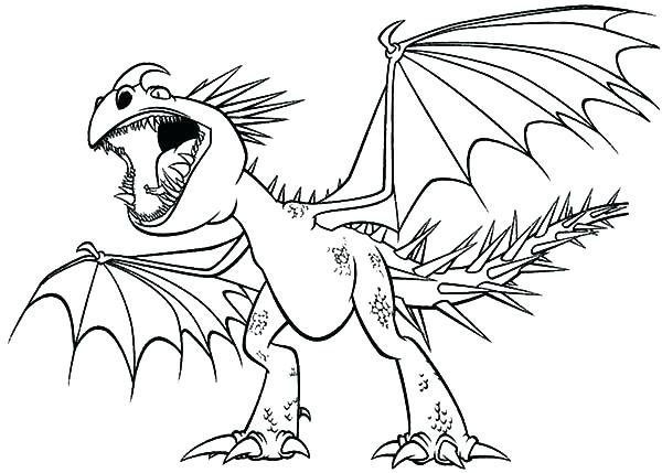 600x429 Dragons Coloring Pagesothless Dragon Coloring Pages How