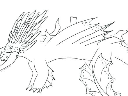 440x330 Free How To Train Your Dragon Coloring Pages Toothless Dragon