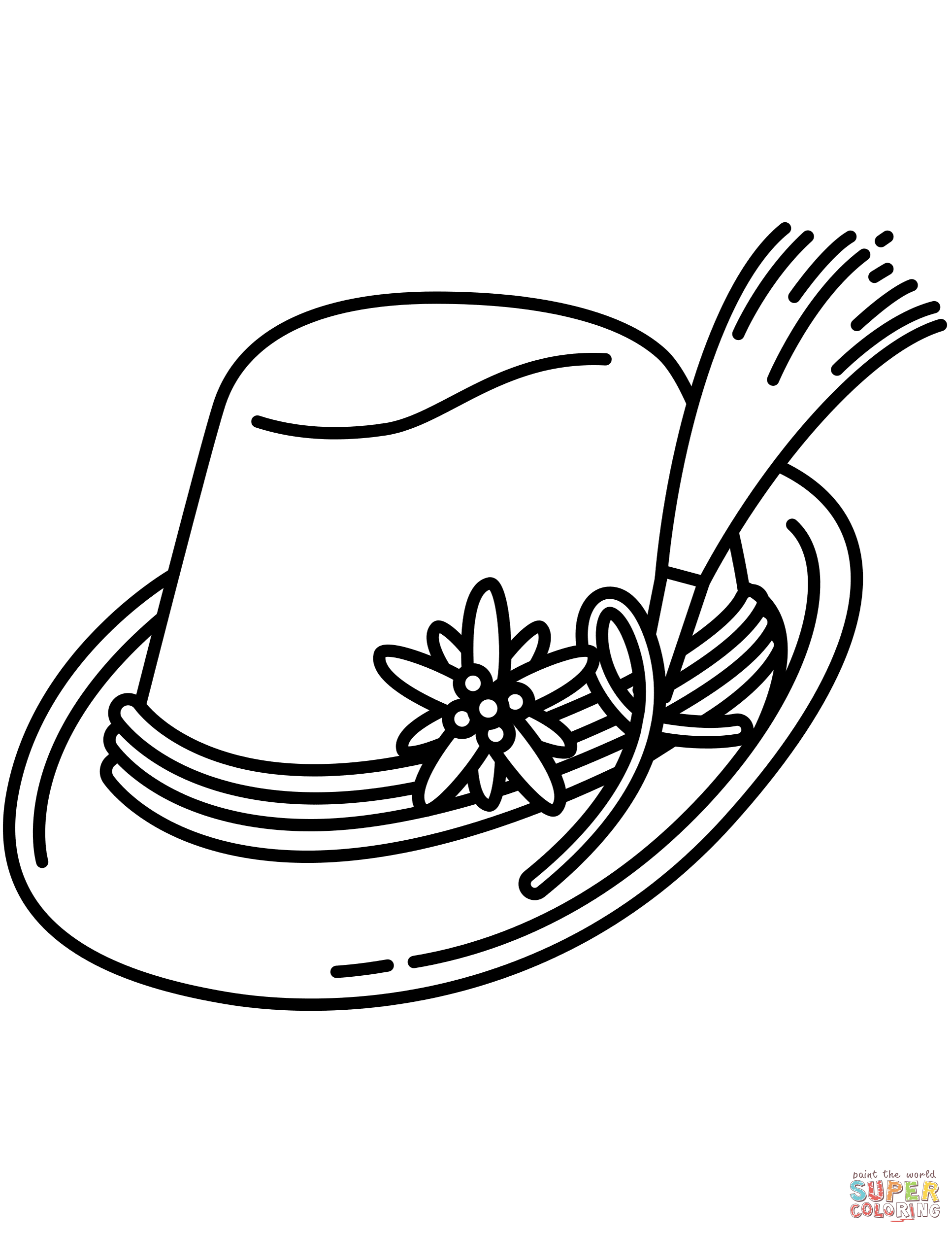 1933x2502 Free Printable Top Hat Coloring Page Of A Rallytv Org Within