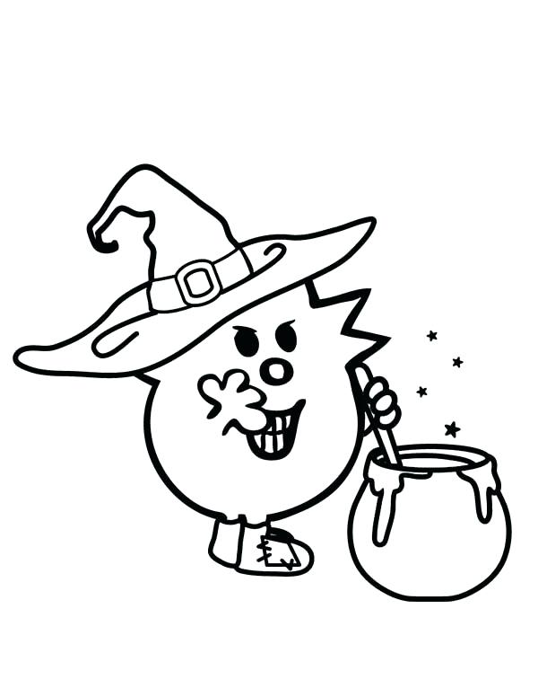 600x776 Mr Men Coloring Pages Zombie Witches Magic Potion In Men