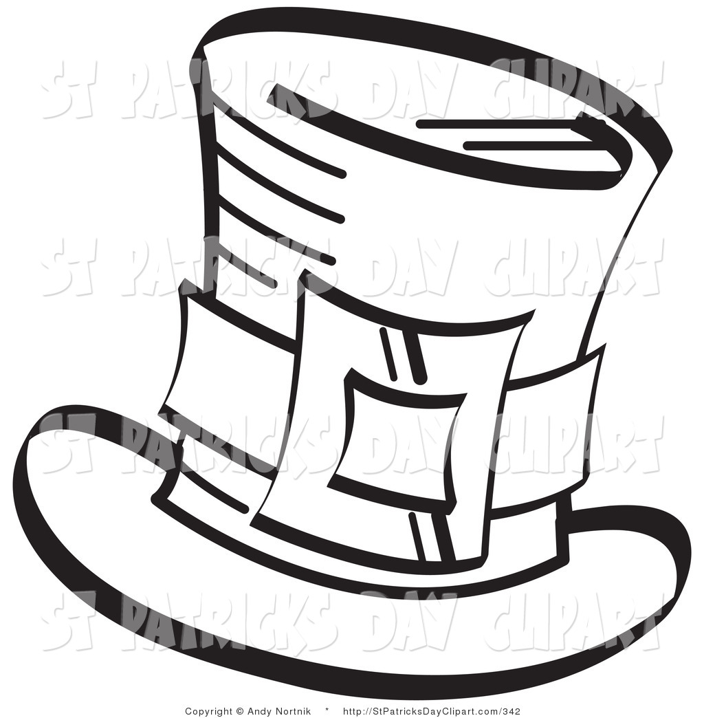 1024x1044 Top Hat Coloring Page