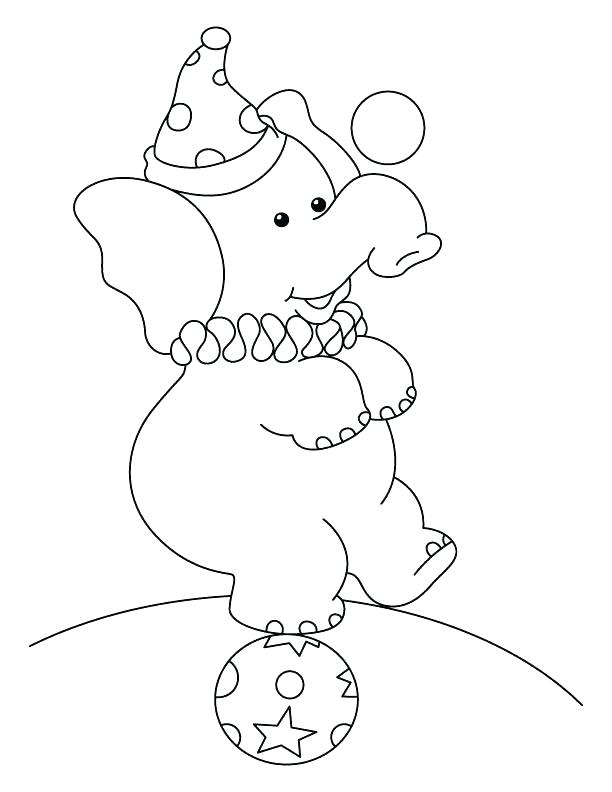 612x792 Cartoon Elephant Coloring Pages Cartoon Of Elephant Coloring Page