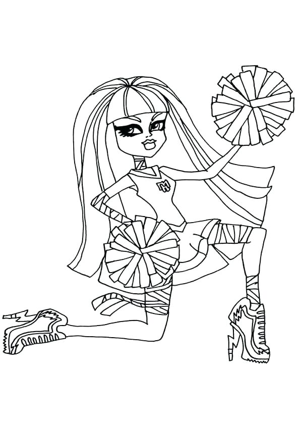 595x842 Monster High Coloring Pages To Print Toralei Stripe Coloriage De
