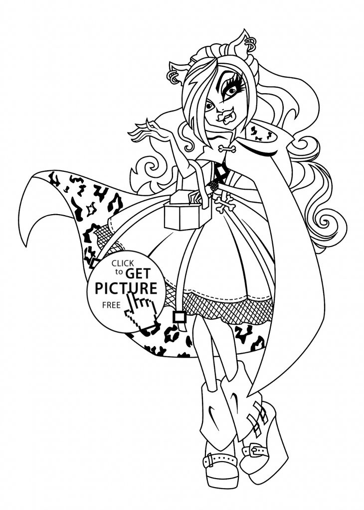 730x1024 Monster High Gooliope Jellington Coloring Pages New New Toralei