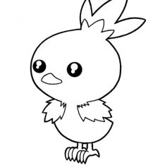 Torchic Coloring Page at GetDrawings | Free download