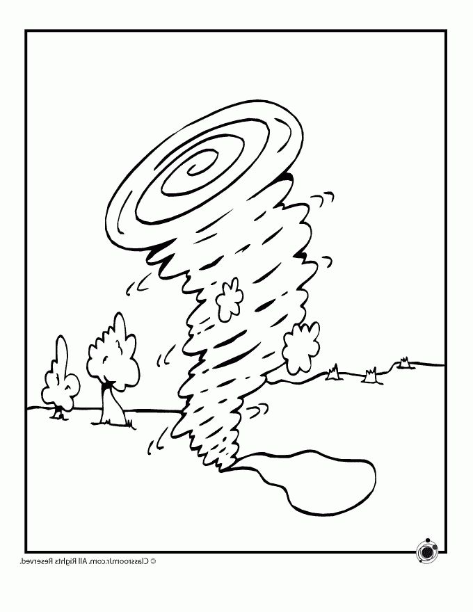 680x880 The Best Tornado Coloring Pages