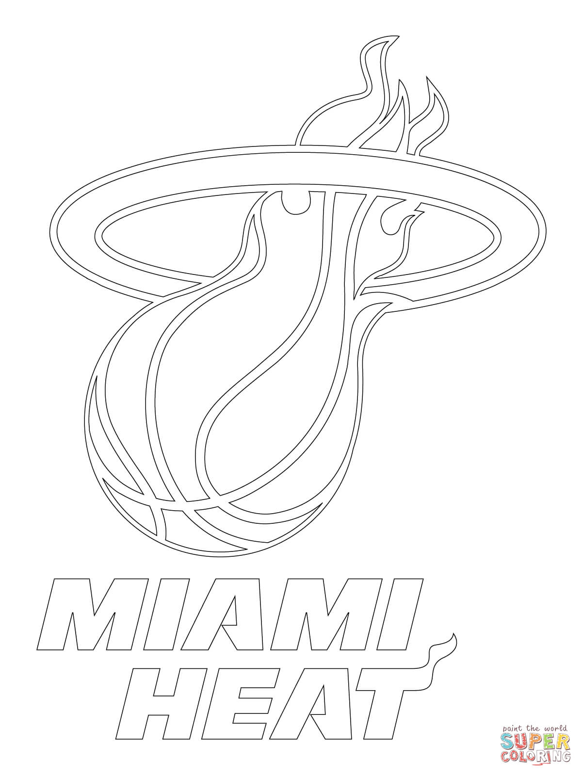 1200x1600 Astonishing Toronto Raptors Logo Coloring Page Miami Heat Free
