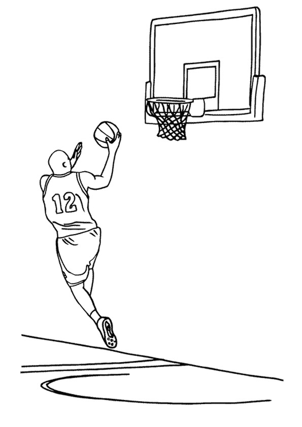 595x841 Nba Coloring Pages To Print
