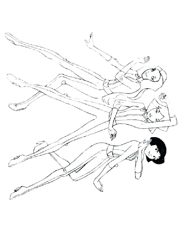 750x1000 Twelve Spies Coloring Page Spies Coloring Page Totally Spies