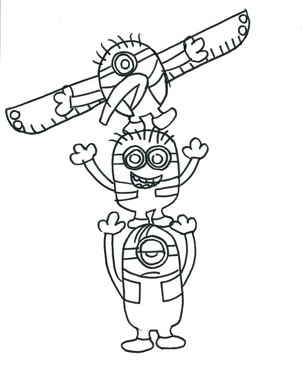 600x751 Free Printable Totem Pole Faces Printable Coloring Free Coloring