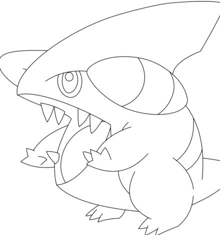 440x470 Arbok Pokemon Coloring Page